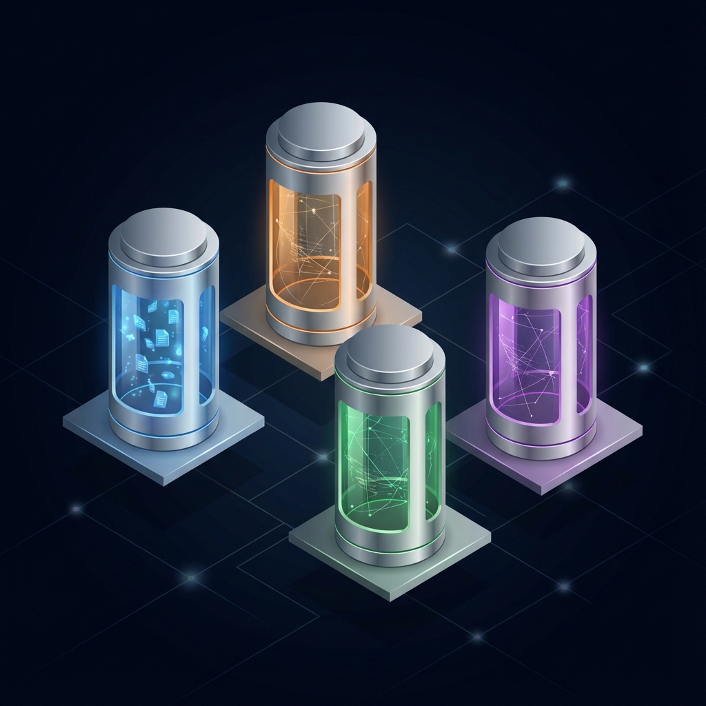 データのサイロ化のイメージ